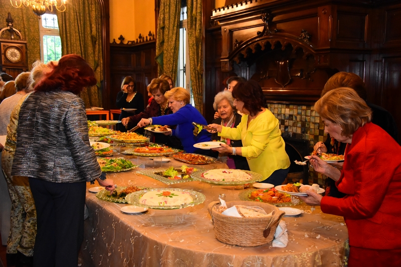 Young Women Christian Association lunch at Villa Linda Sursock